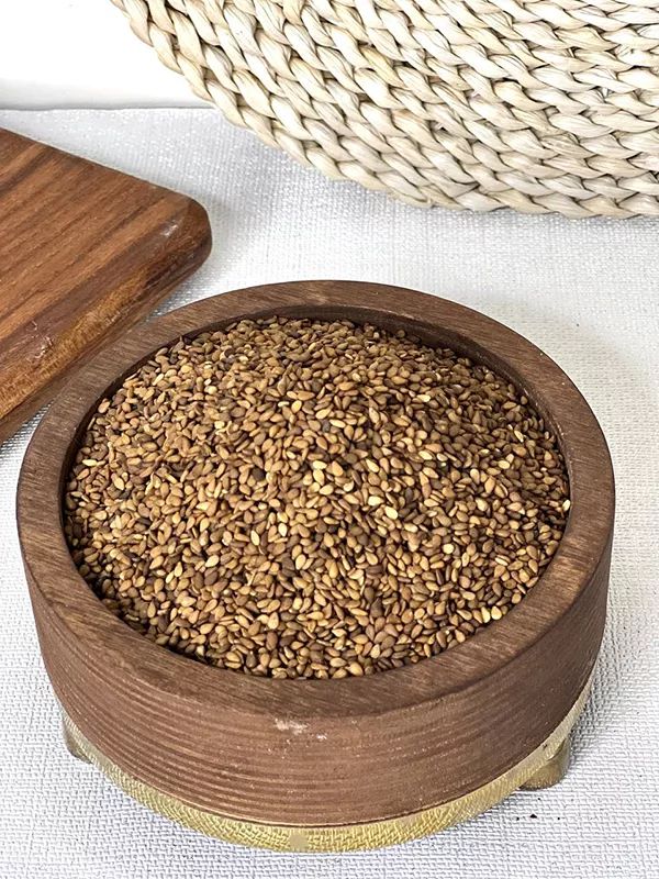 کنجدقهوه ای ۱۰۰ گرمی