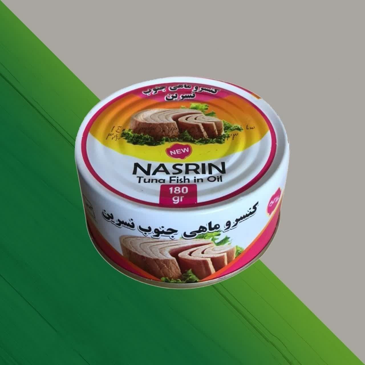 تن ماهی نسرین ۱۸۰ گرمی شل ۲۴ عددی