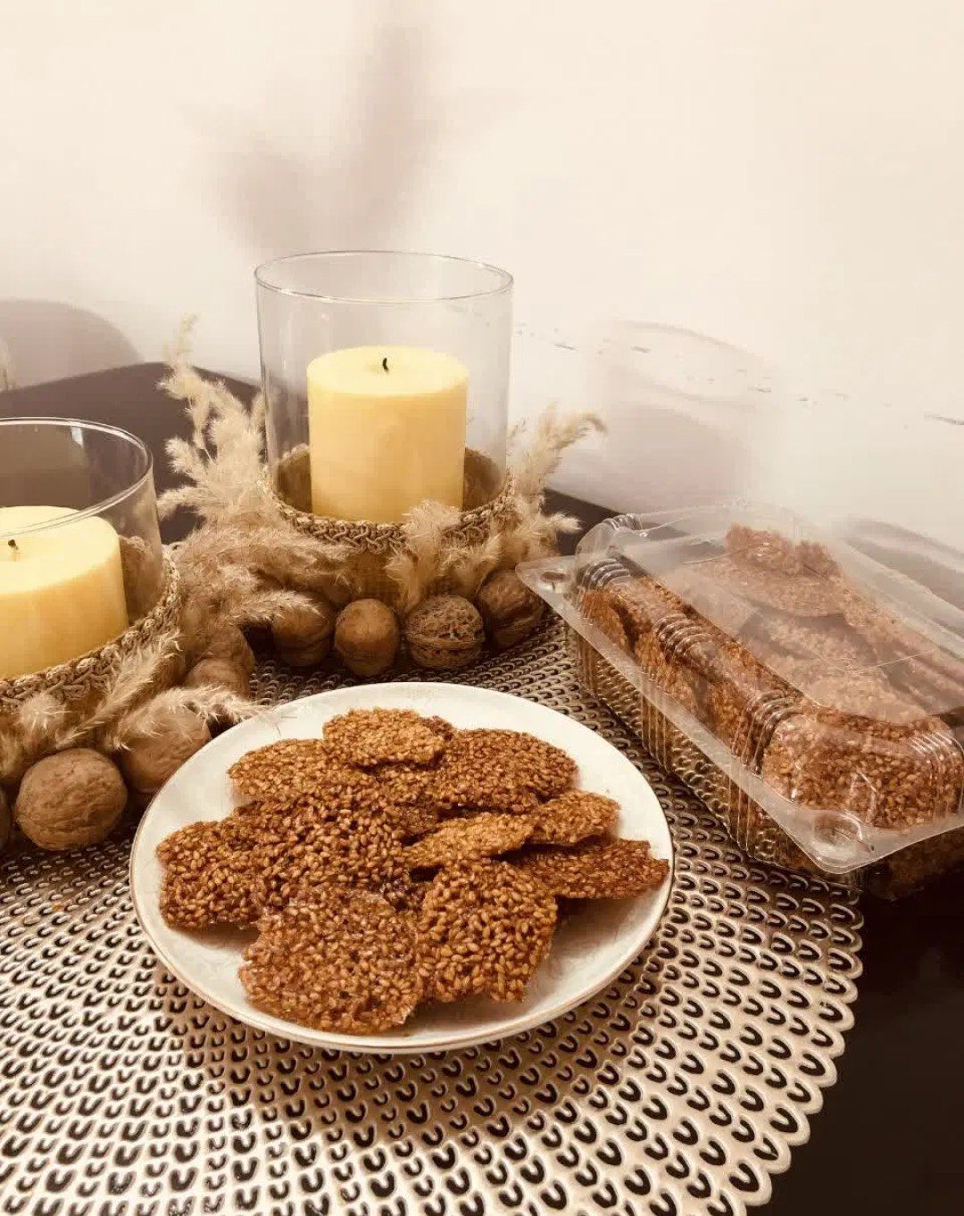 پولکی کنجدی ۲۸ عددی
