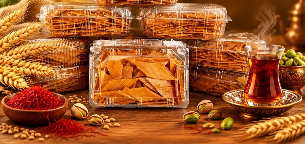 سوهان جوانه گندم شکرقهوه ای ۲۴ عددی